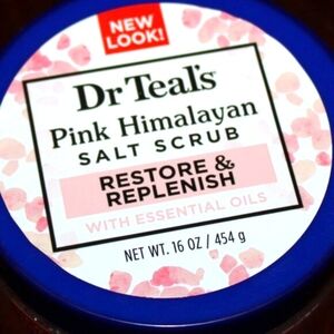 Dr Teal’s Pink Himalayan Salt Scrub - 16oz | Brand New!